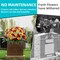 Headstone Flower Saddle – Large Artificial Cemetery Flowers for Grave, Red & Yellow Silk Roses, Outdoor Tombstone Memorial Decoration